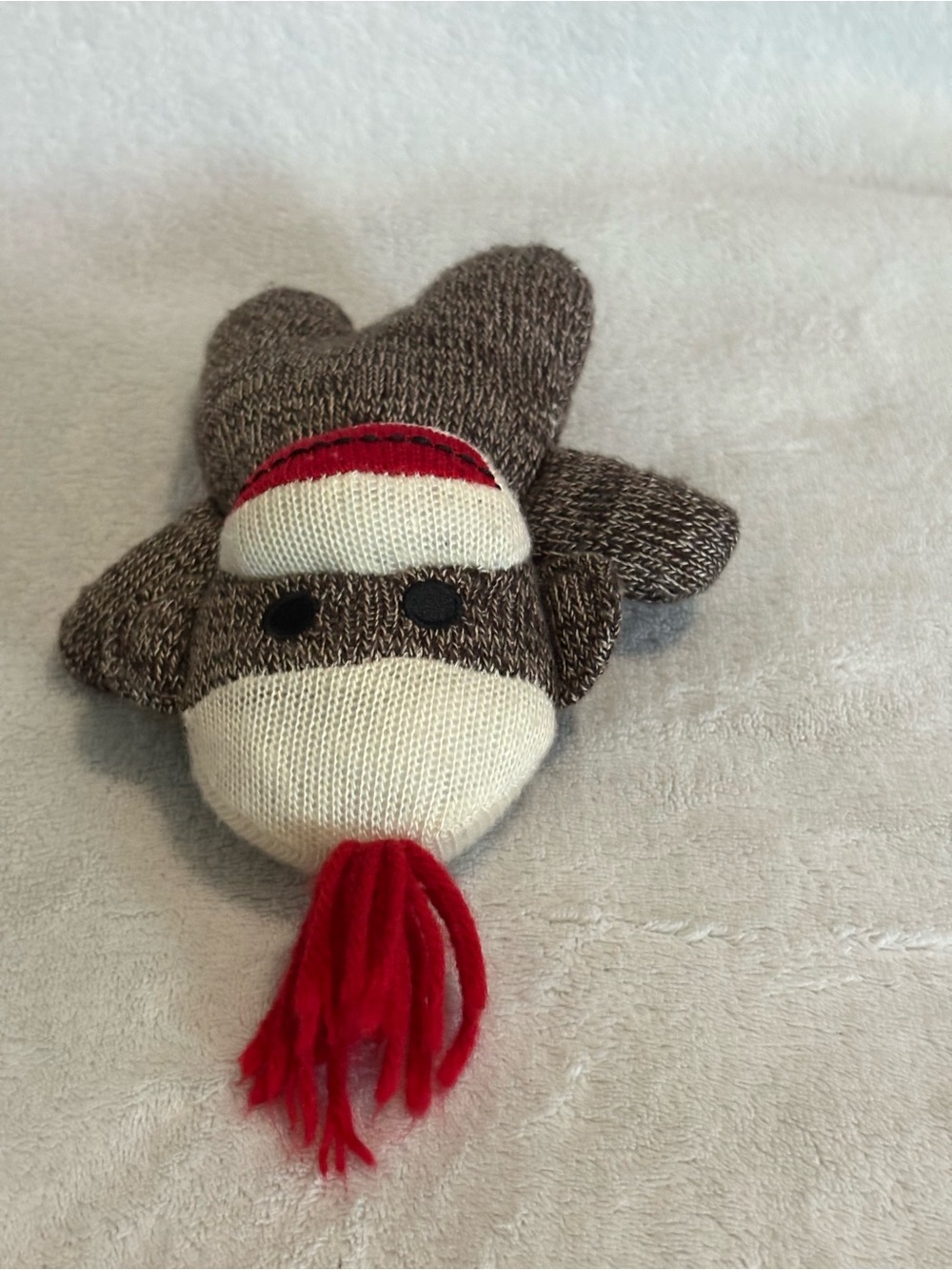 Schylling Sock Monkey Babies 7 inch Brown Knit - Picture 9 of 10